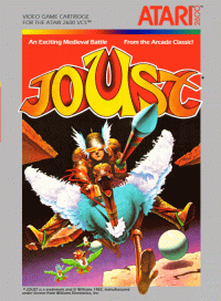 Joust Atari 2600  box art